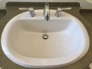 American standard basin with Grohe faucet